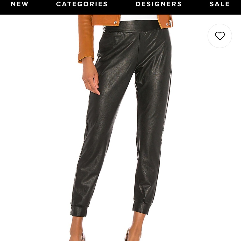 Commando faux leather joggers